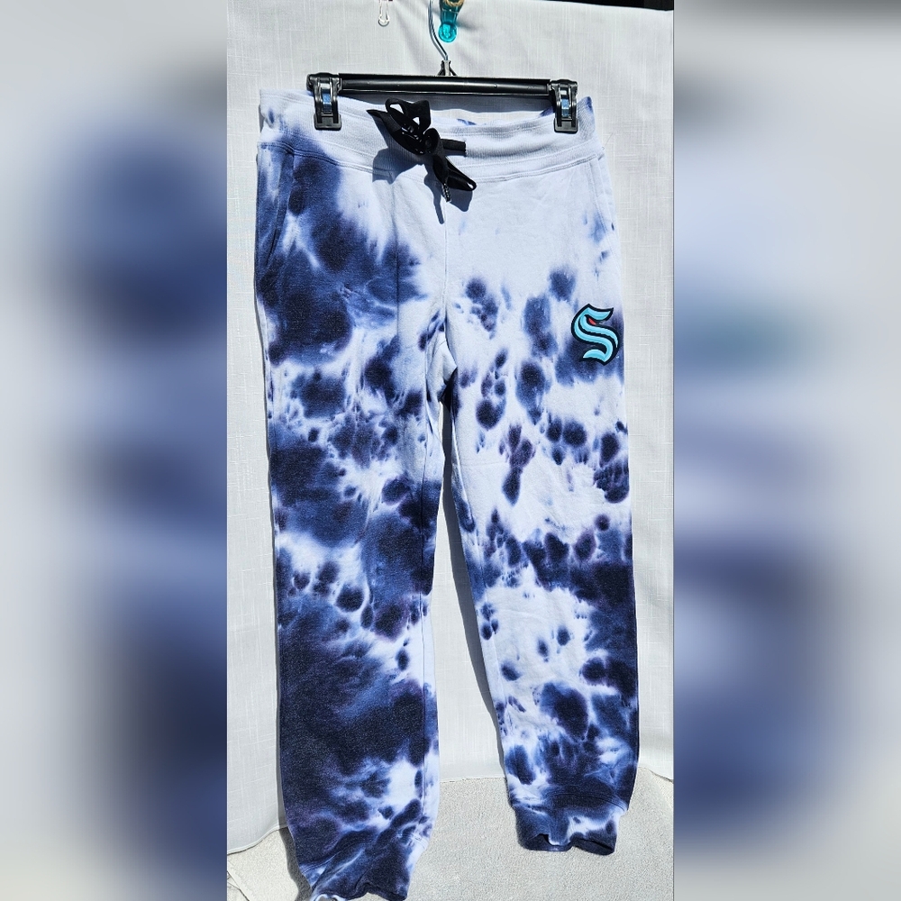 DKNY Tie-Dye Sweatpants Kraken Logos For W Sz S  See Pictures For more Details